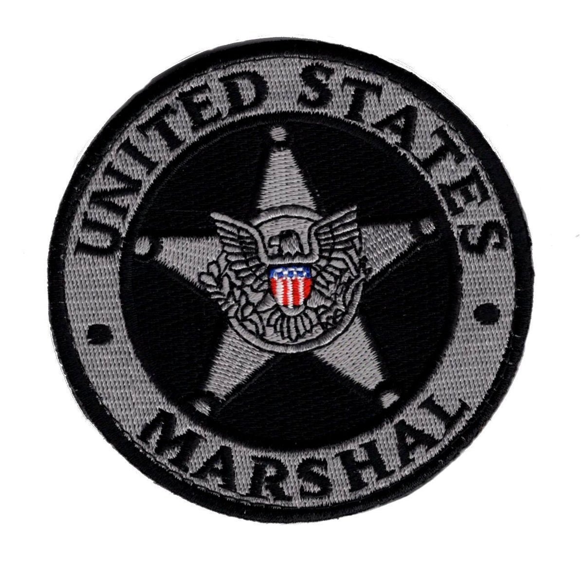 US Marshal Patch United States Marshal 3.5 Inch Hook & Loop Patch
