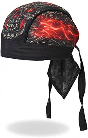 Authentic Bikers Premium Headwraps Micro-Fiber & Mesh Lining Headwrap