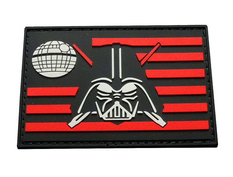 American Flag Darth Vader Death Star Patch PVC
