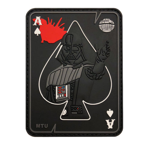 Darth Vader Force Choke Ace Of Spades Death Star Death Card Patch
