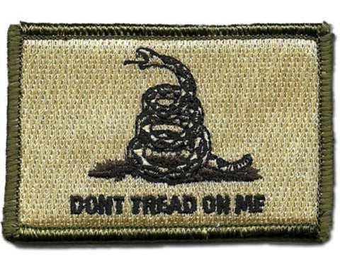 Don't Tread On Me Gadsden Patch (Embroidered Hook)