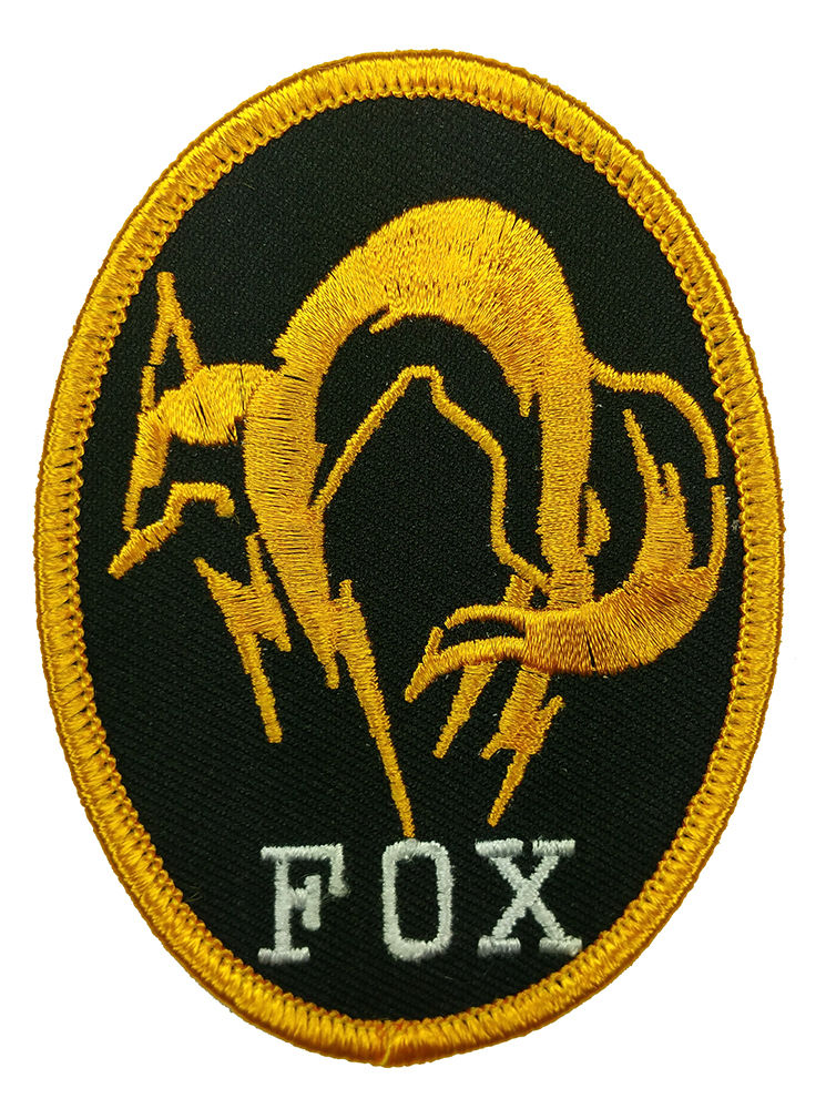 metal gear solid hd collection patch Metal Gear Solid Fox Patch (Embroidered Hook) – MILTACUSA