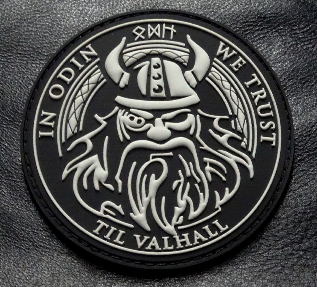 Viking In Odin We Trust Till Valhalla Norse Morale Patch For - Foto 7