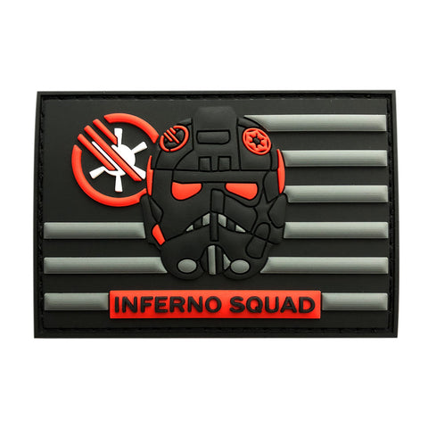 Star Wars Inferno Squad Helmet American Flag Patch (PVC)