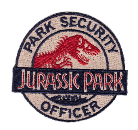 Jurassic Park Security Officer Patch (Embroidered Hook)