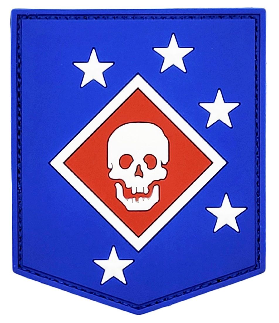 個人装備 MARSOC MARINE RAIDERS US FLAG PATCH Marine Raiders USMS Hook fastener Patch (3.0 X 2.5 PVC Rubber-PC3