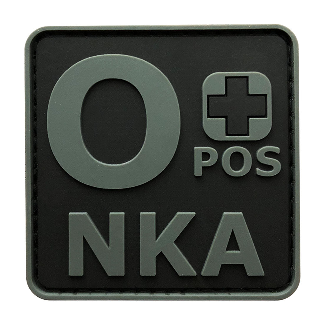 Glow Dark A NEG Blood Type NKDA Combat Tactical PVC Rubber 3D GITD Touch Fastener Patch Glow Dark A NEG Blood Type NKDA Combat Tactical PVC Rubber 3D GITD Touch Fastener Patch