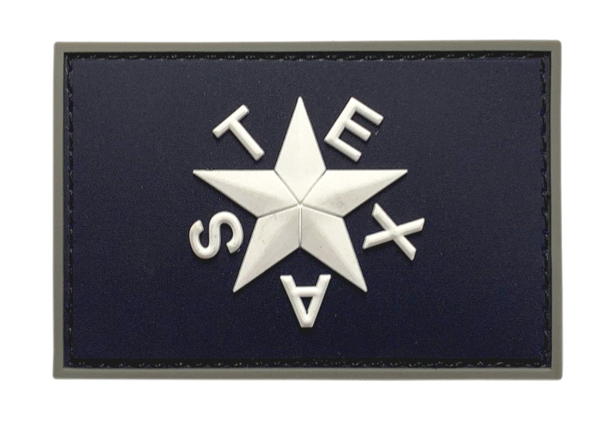 Texas State Flag Punisher Patch (PVC) – MILTACUSA