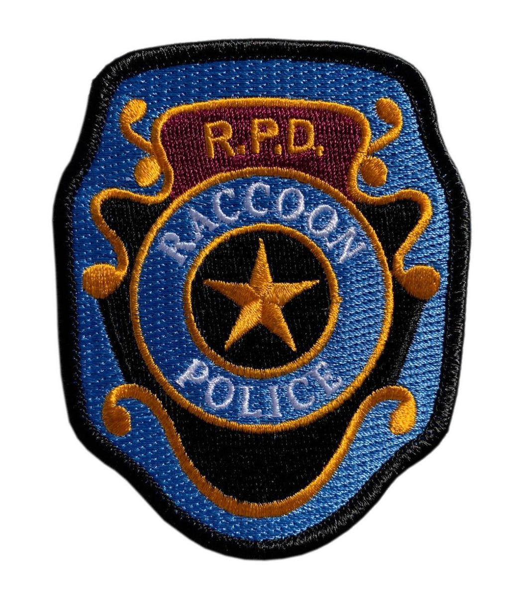 Pince à Cravate Badge Resident Evil - Mauvais œil Bleu, Chromé, Métal Et Plastique, Fait Main UK