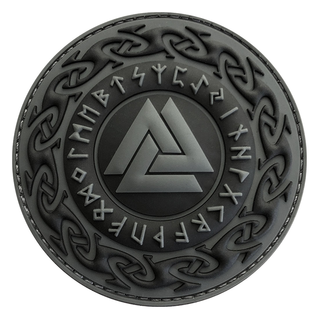 Multicam Valknut Viking Norse Runic Heathen Pagan Odin God Rune Morale Tactical Fastener Patch