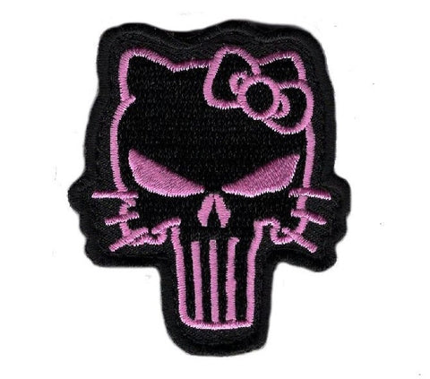 Hello Kitty Pink Hook Fastener Patch 2.25 inch