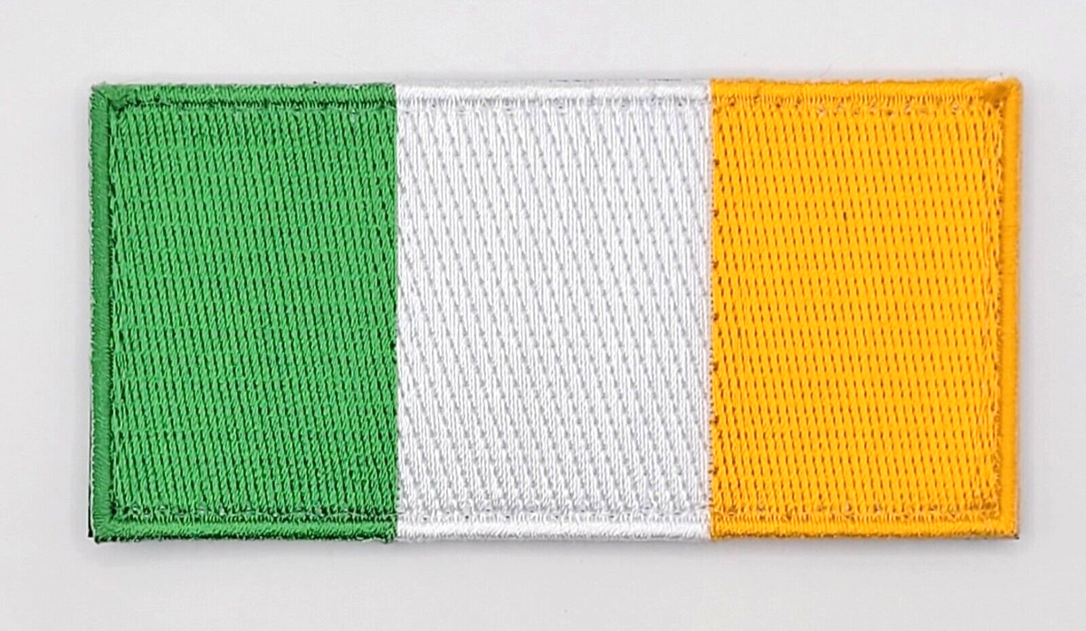 Ireland Flag Tactical Embroidered Patch [Hook Fastener] 3.5 x 1.75 inc ...