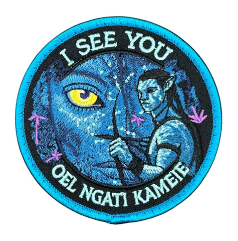 I See You Pandora Hook Fastener Patch 3.5 Inch