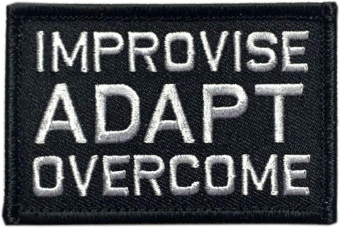 Improvise Adapt Overcome Patch [3.0 X 2.0 “Hook” Fastener - MM-1]