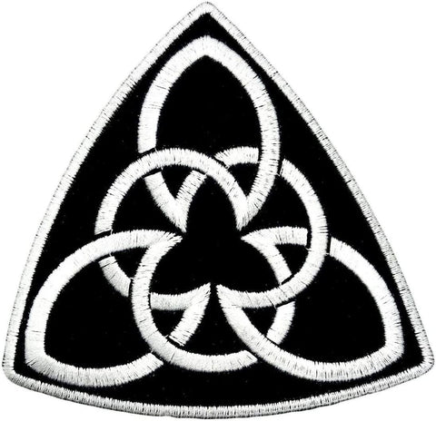Miltacusa Brotherhood Celtic Symbol Embroidered Patch [4.0 inch -"Hook" Fastener-CB1]