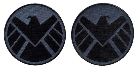 Avengers Movie Shield Logo Costume Shoulder Patch Set of 2 (Iron on-3.5 INCH - AV-8)