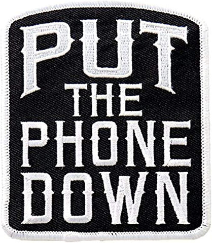 Hot Leathers PPL9497 Put The Phone Down 3"x4" Patch