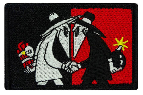 Miltacusa Spy vs Spy Patch ["Hook Brand" Fastener - 3.0 X 2.0 inch - S5]