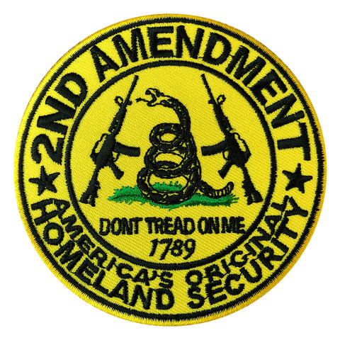 2nd Amendment Homeland Security Don't Tread On Me Patch