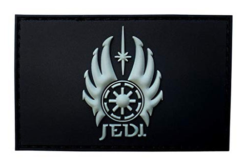 Jedi Order Tactical Hook Fastener Patch (3D-PVC Rubber-3.0 X 2.0 - J2)