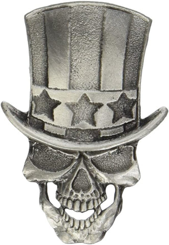 Hot Leathers Uncle Sam Skull Pin