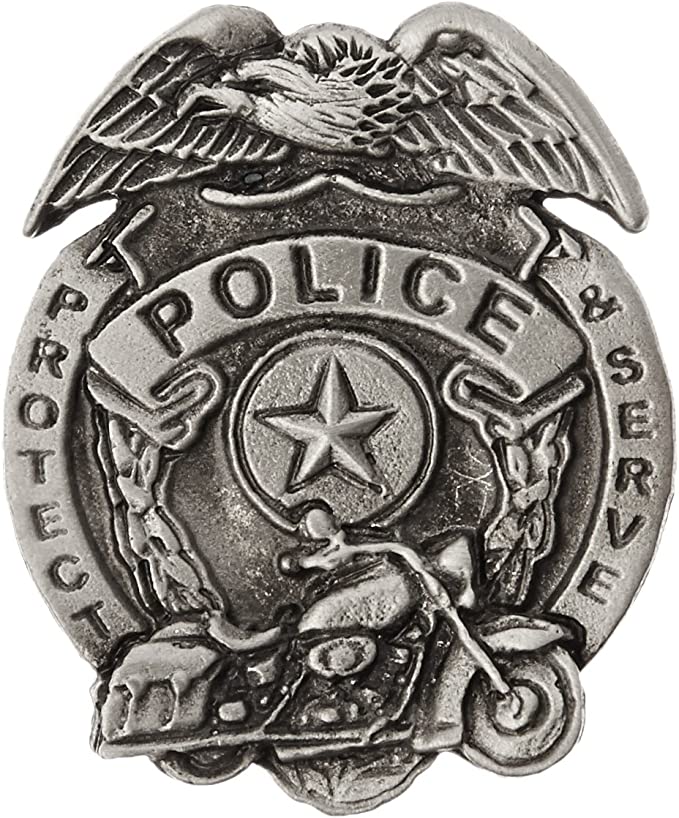 Police Commander Pin Hot Leathers - PNA1130 Police Badge Pin – MILTACUSA