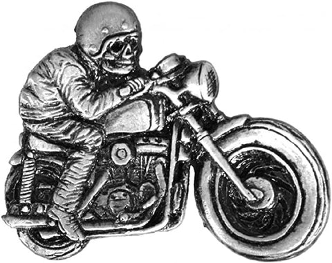 Skull Racers Biker Harley Rider Mc Biker Pin