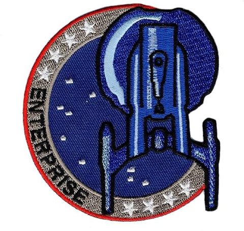 a patch with a space shuttle on it