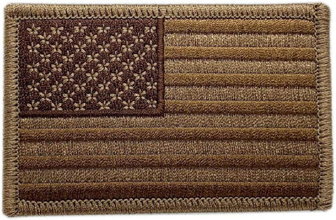 USA American Flag Embroidered Patch [3.0 X 2.0 inch -Iron on Sew on - AF1]