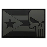 Puerto Rico Flag Punisher Tactical Patch [2PC Bundle - 3D-PVC Rubber-PP7,PF4]