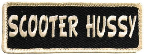 Scooter Hussy Embroidered Patch [Iron on sew on -4.0 inch -MS7]