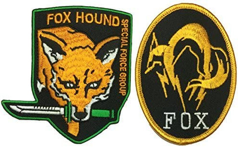 Patch Squad Men's Metal Gear Solid Phantom Pain Embroidered Patch (Set Of Two Iron/Sew On)