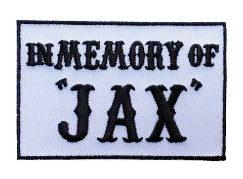 In Memory of Jax Biker Patch