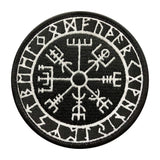 Reflective Odin Úlfhédnar No Mercy Viking Compass Vegvisir Patch [Bundle - Iron on Sew on-WP15-REF-1]