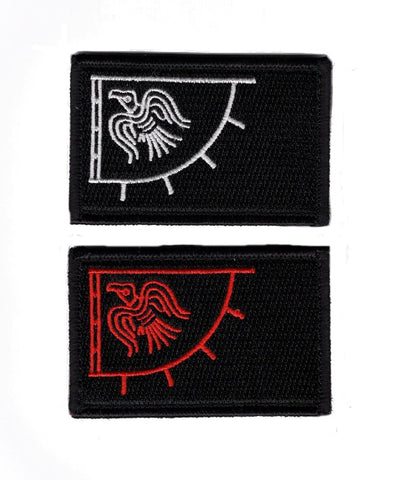 Odin's Raven Flag 2pc Patch Bundle (Embroidered Hook) 