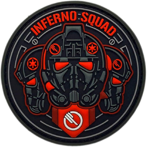 Miltacusa Inferno Squad Special Forces Patch [3D-PVC Rubber -“Hook Brand” Fastener -SF5]