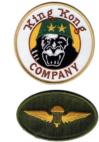 Taxi Driver King Kong Company Travis Bickle M65 Cult Iron on 2pcs Patch