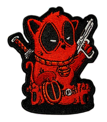 Hello Kitty Embroidered Tactical Patch [3.0 inch “Hook Brand” Fastener -HK8 ]