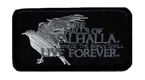 Valhalla Forever Odin's Raven (Embroidered Hook)