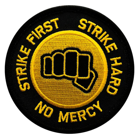 Cobra Kai Strike First Strike Hard Patch [Iron on Sew on - 3.0 INCH MTS8]