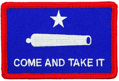 Come and Take It Gonzales Flag Patch ["Hook Brand" Fastener - 3.0 X 2.0 inch - CT4]