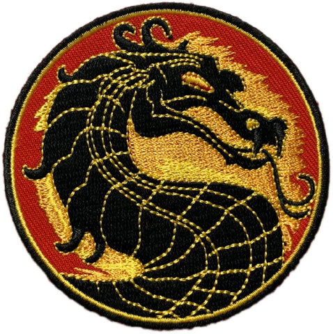 Dragon Mortal Kombat Embroidered Patch [Iron on sew on - 3.0 inch -DP5]