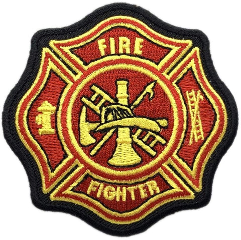 Firefighter Axe Ladder Embroidered Patch [3.0 X 3.0 inch -Iron on Sew on -FP5]