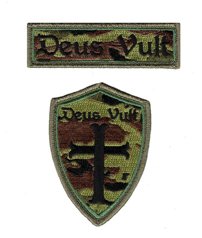 thumbnail image 2 of Deus Vult Time For Another Crusade Templar Knight Iron On Patch - MTU 2 of 6