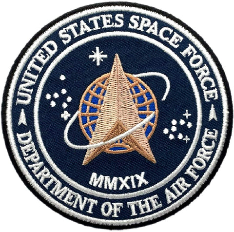 United States Space Force USSF Patch [3.5 inch - Iron on Sew on -SF2]