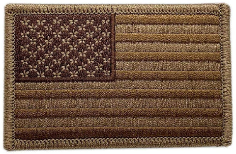 USA American Flag Embroidered Patch [3.0 X 2.0 inch -Iron on Sew on - AF1]