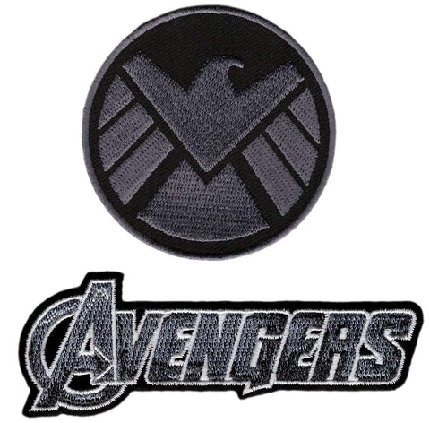 Avengers Movie S.H.I.E.L.D. Costume Shoulder Patch Bundle (Iron On)