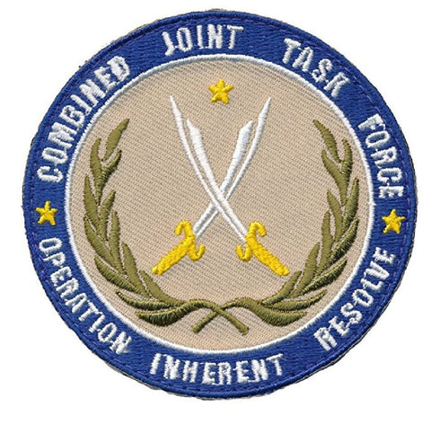Combined Joint Task Force Operation Inherent Resolve Patch (Embroidered Hook)