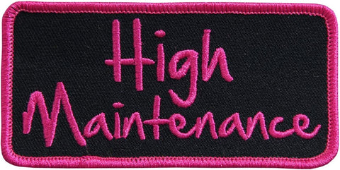 Officially Licensed Originals HIGH Maintenance, Iron-On/Saw-On Rayon Patch - 4" x 2"