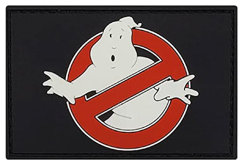 Ghostbusters No Ghost PVC Patch (Glow Dark -PVC Rubber - 3.0 X 2.0 Inch -GP14)